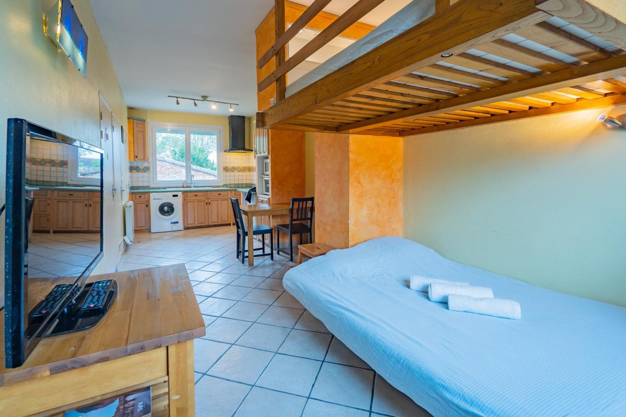 Room In Toulouse - Studio Proche Airbus Toulouse St Martin Touch Extérieur photo